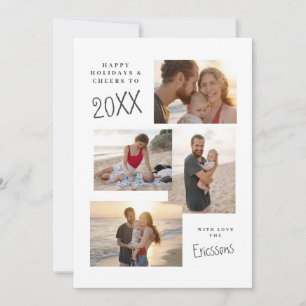 Modern Multi-Photo Collage Card