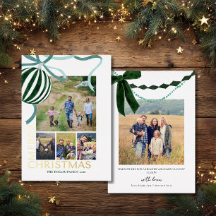 Modern Multi Photo Family Christmas Collage