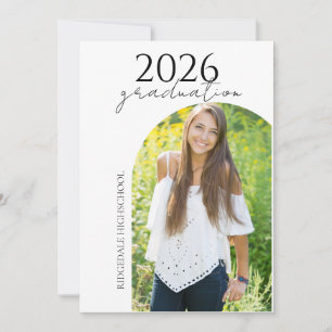 Modern Multi Photo Graduation Invitation