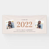 Modern multi photo graphic geometric graduation ba
