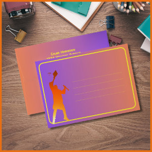 Modern Multicolor Techno Graduation Party Envelope