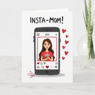 Modern Mum Celebration Card