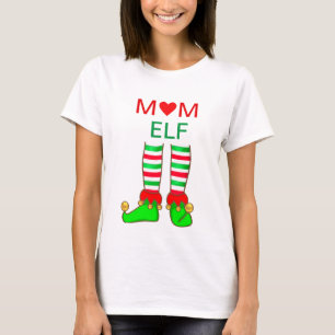 Modern Mum Elf Christmas T-Shirt