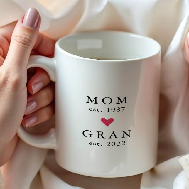 Modern Mum | Gran Year Est. Coffee Mug (Creator Uploaded)
