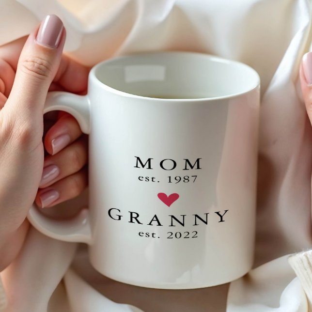 Modern Mum | Granny Year Est. Coffee Mug (Creator Uploaded)
