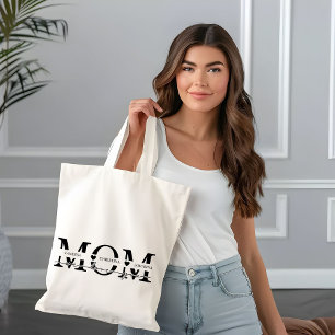 Modern Mum Kids Names Mother's Day Tote Bag