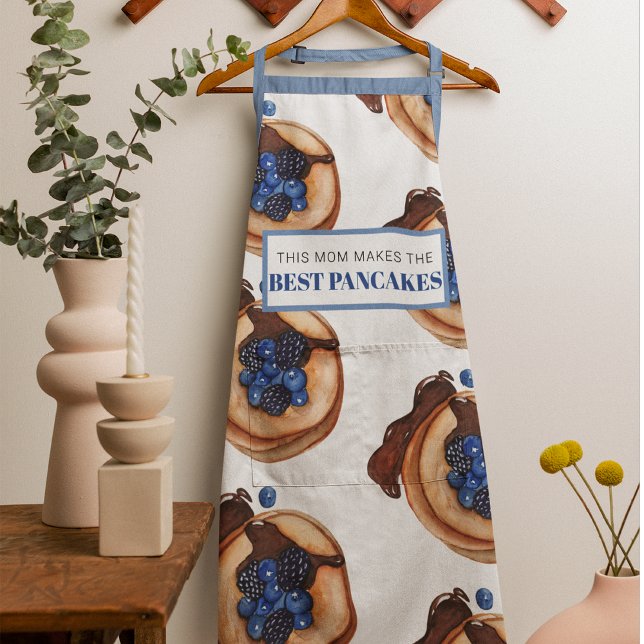 Modern Mum Makes Best Pancakes Gift Apron (Creator Uploaded)
