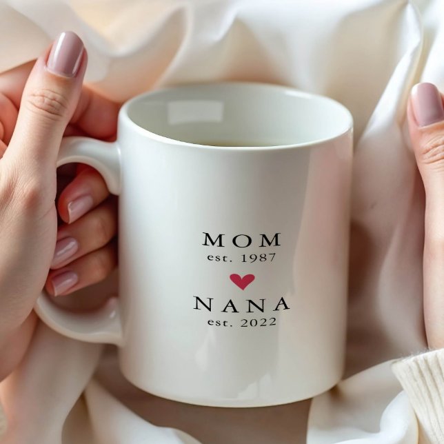 Modern Mum | Nana Year Est. Coffee Mug (Creator Uploaded)