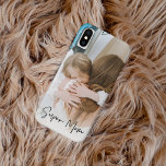 Modern Mum Photo & Super Mum Text | Gift For Mum Case-Mate iPhone Case<br><div class="desc">This gift is perfect for Mother's Day,  birthdays,  or any occasion when you want to show your appreciation for the amazing mum in your life. It is a unique and heartfelt way to express your love and gratitude and is sure to be treasured for years to come.</div>