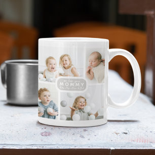 Modern Mummy 4 Photo Grey Coffee Mug