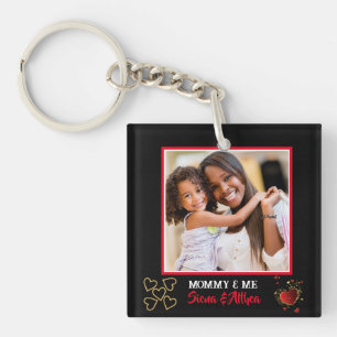 Modern Mummy and Me Photo Key Ring