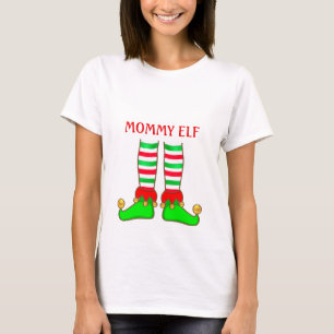 Modern Mummy Elf Christmas T-Shirt