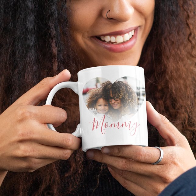 Modern Mummy | Heart Photo | Coffee Mug (Creator Uploaded)