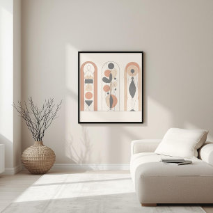 Modern Muse – Abstract Feminine Geometry XII Canvas Print