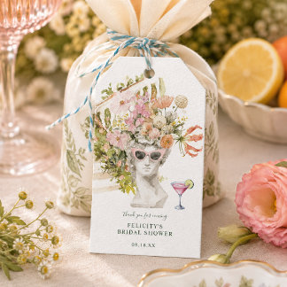 Modern Muse Garden Bridal Shower Favour Tags