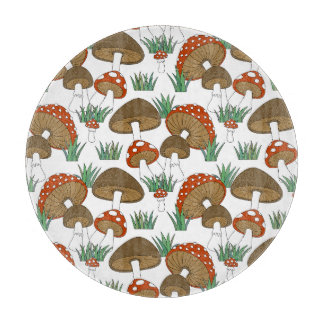 Modern mushroom design cutting board