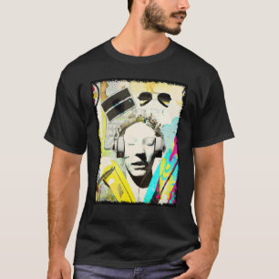Modern Music Street Abstract T-Shirt