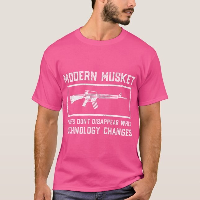 Modern Musket Shirt 2Nd Amendment Pro Gun Rights (Front)