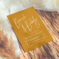Modern Mustard Brunch & Bubbly Bridal Shower