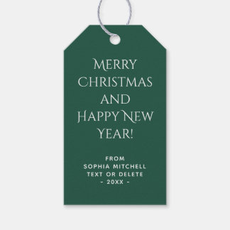 Modern Muted Green Minimalist Gift Tags