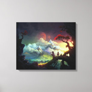 Modern Muted Sage Green Geometric Abstract Wall Ar Canvas Print