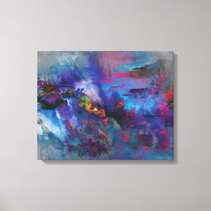 Modern Muted Sage Green Geometric Abstract Wall Ar Canvas Print