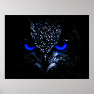 Modern Mystical Owl Poster