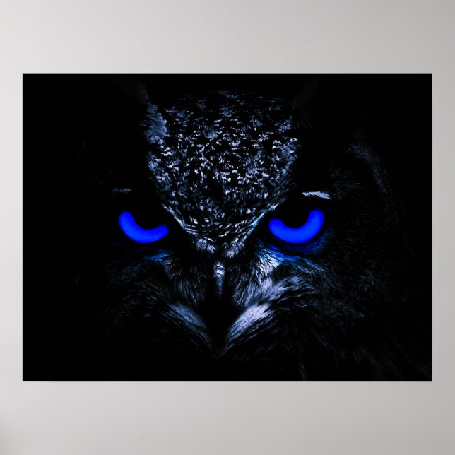 Modern Mystical Owl Poster (Front)