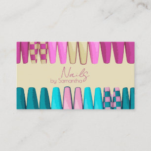 Modern Nail Artist Business Card