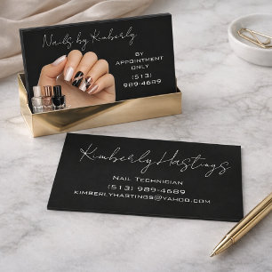 Modern Nail Technician Business Card Design