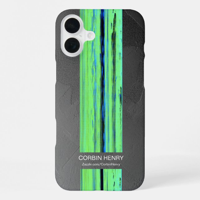 Modern Name Abstract Texture iPhone Case (Back)