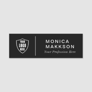 Modern Name, Logo  And Title Name Tag