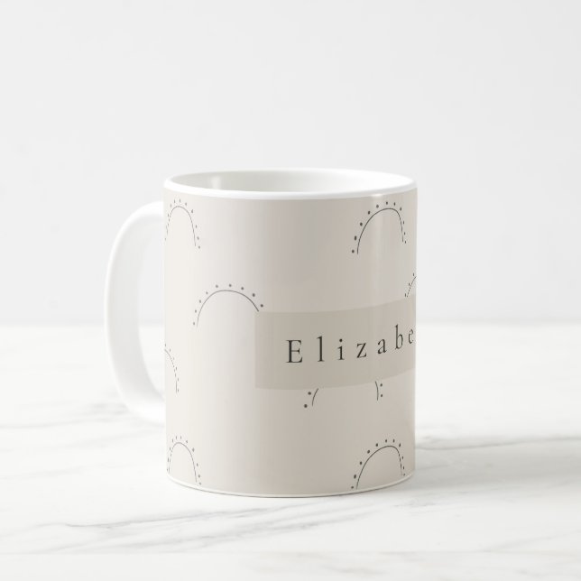 Modern Name Mug  (Front Left)