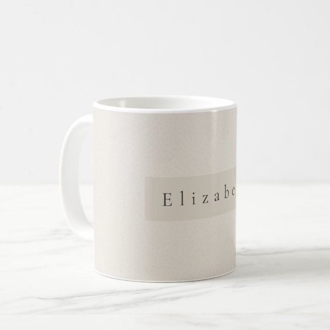 Modern Name Mug  (Front Left)