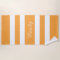 Modern Name Orange Striped Pool 