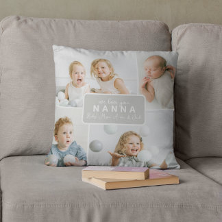 Modern Nanna 4 Photo Gray Cushion