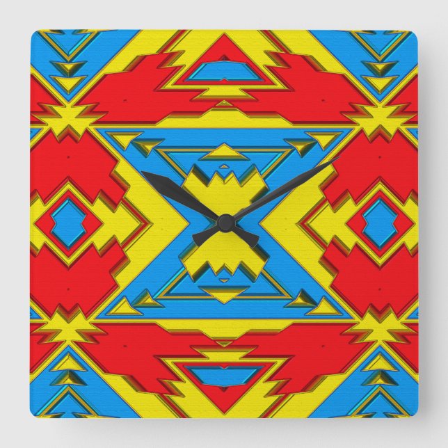 Modern Native American 12 Clock (Front)