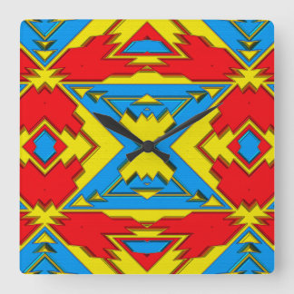 Modern Native American 12 Clock