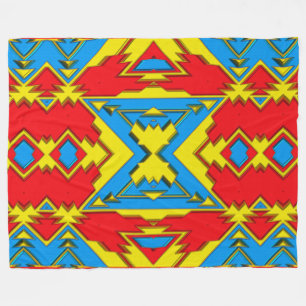 Modern Native American 12 Options Fleece Blanket