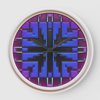 Modern Native American 13 Clock