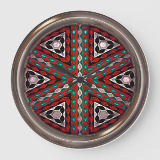 Modern Native American 14 Clock