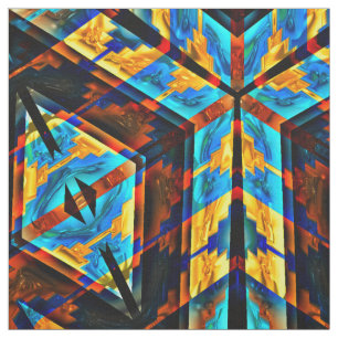 Modern Native American 18 Custom Fabric