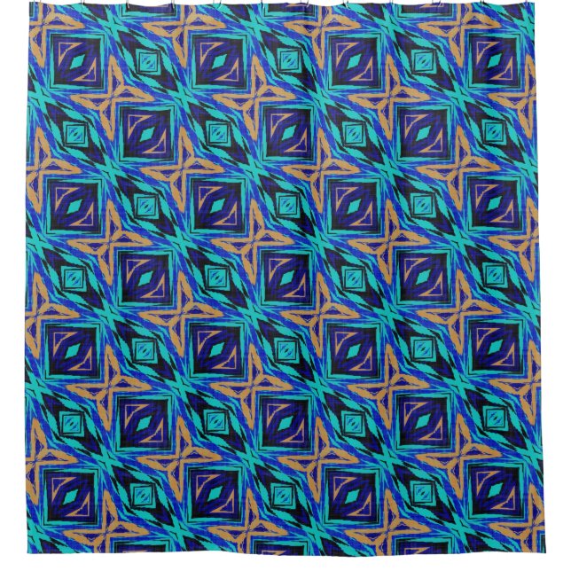 Modern Native American 26 Shower Curtain (Front)