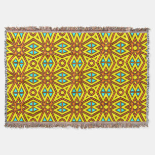 Modern Native American 31 Throw Blanket
