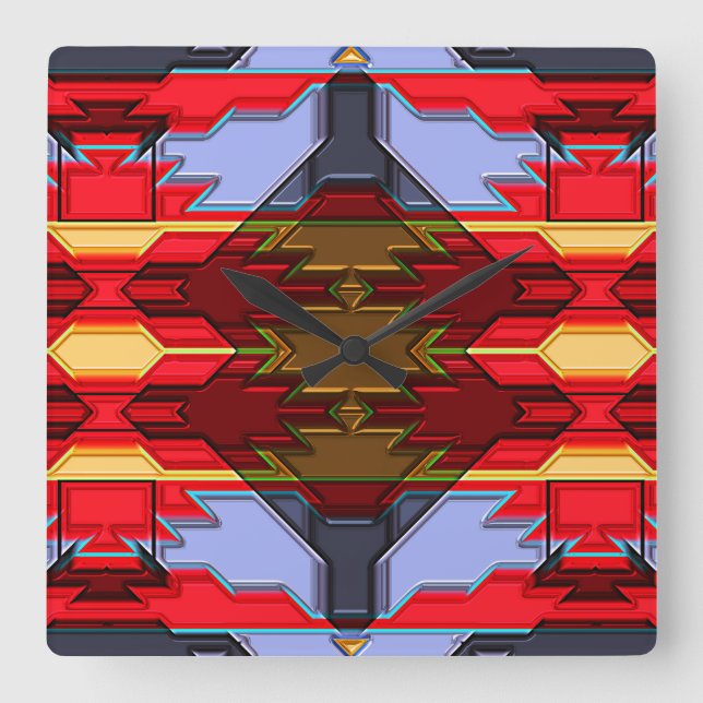 Modern Native American 5 Clock (Front)