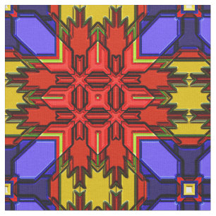 Modern Native American 6 Custom Fabric