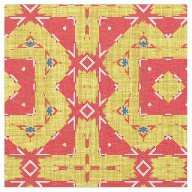Modern Native American 8 Custom Fabric (Close Up)