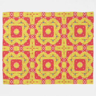 Modern Native American 8 Fleece Blanket