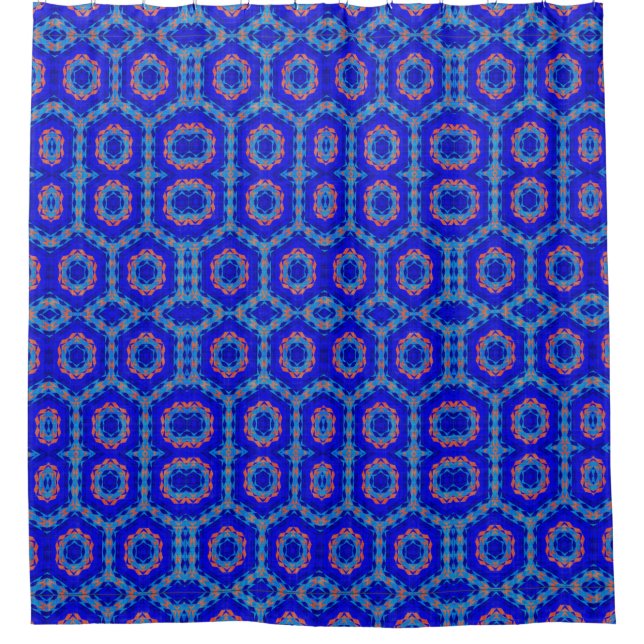 Modern Native American 9 Shower Curtain (Front)