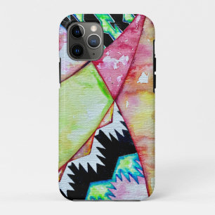 Modern Native American basket design watercolor Case-Mate iPhone Case